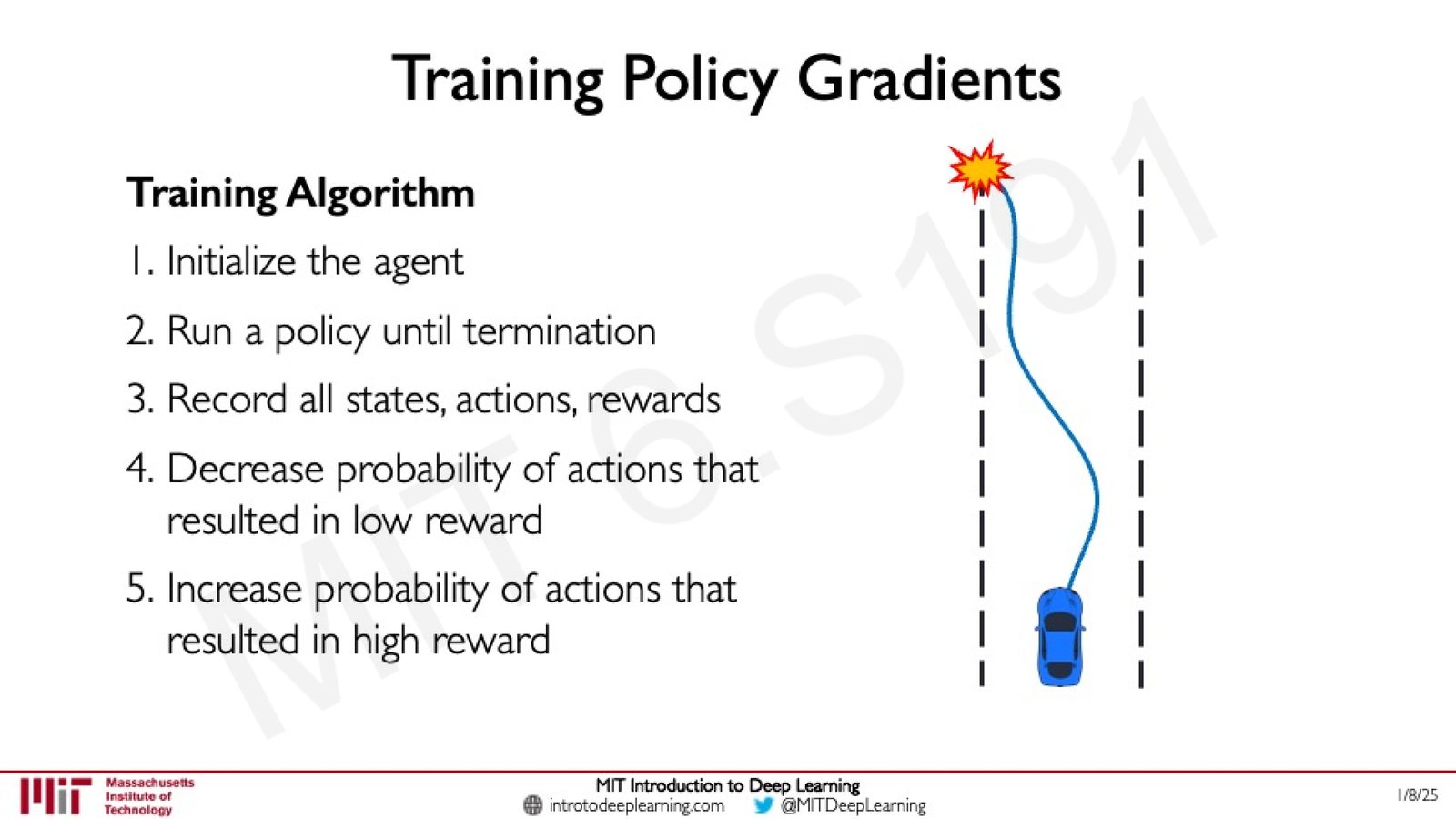 Policy Gradient 的训练流程：五步训练算法