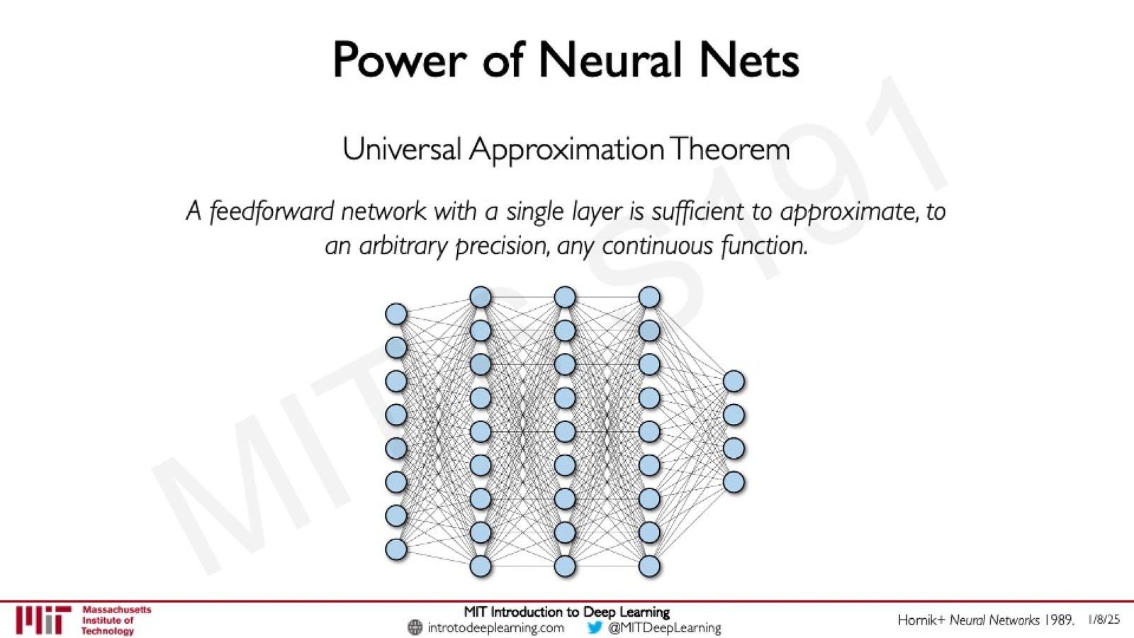 Universal Approximation Theorem 示意图
