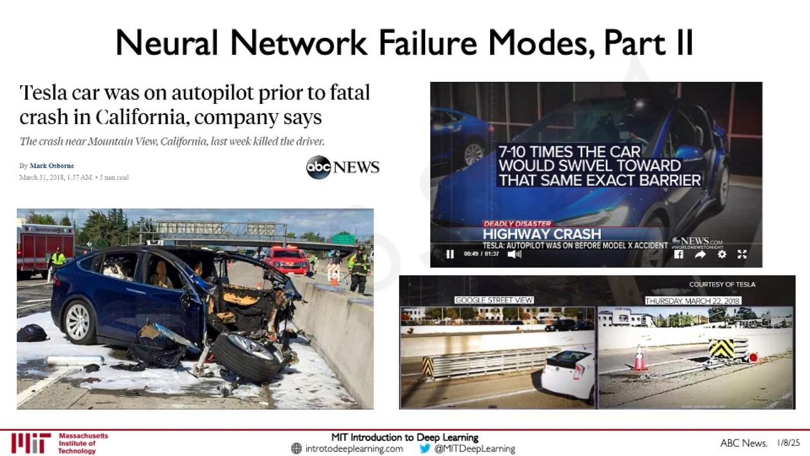 Tesla Autopilot 致命事故案例