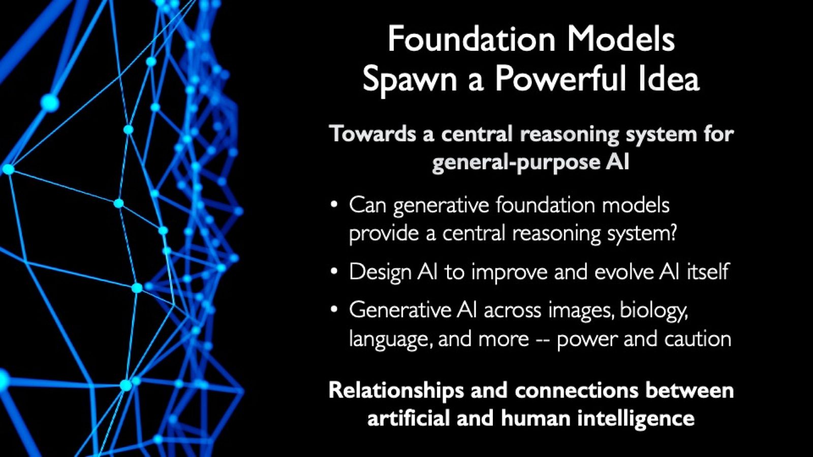 Foundation Models 催生的强大理念