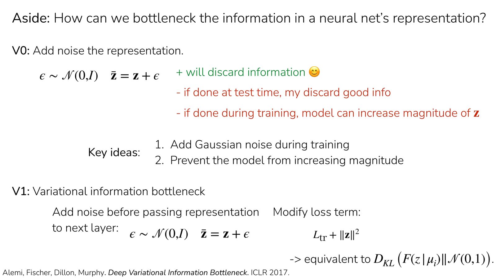 Variational information bottleneck：压缩任务表示，只保留与执行有关的信息