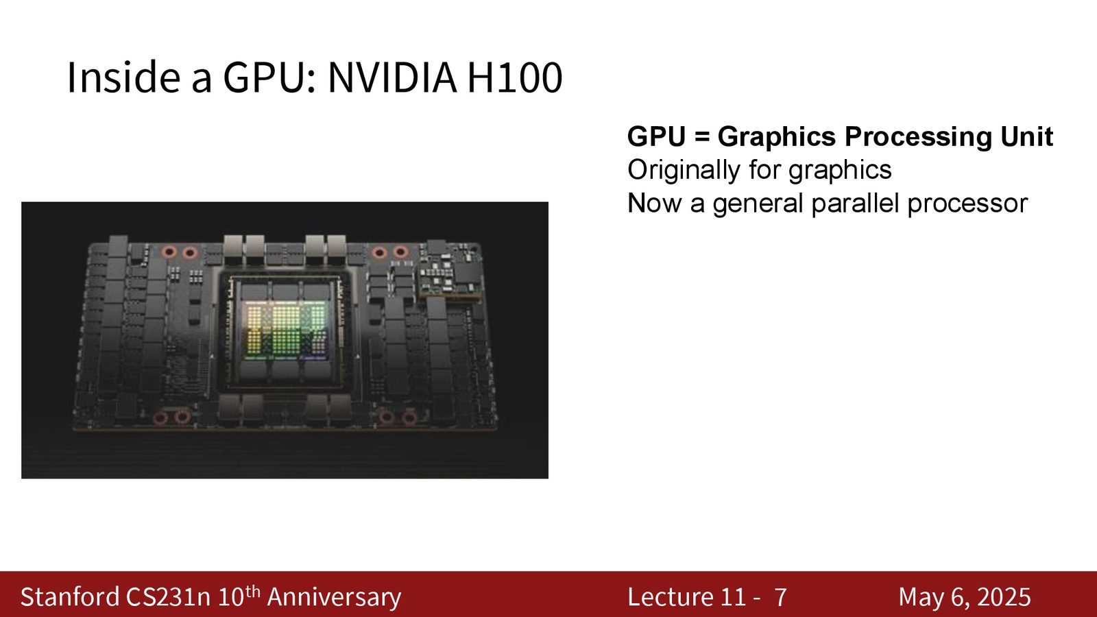 GPU 计算吞吐量演进：从 K40（5 TFLOP/s FP32）到 B200（5,000 TFLOP/s 混合精度），增长 1000 倍
