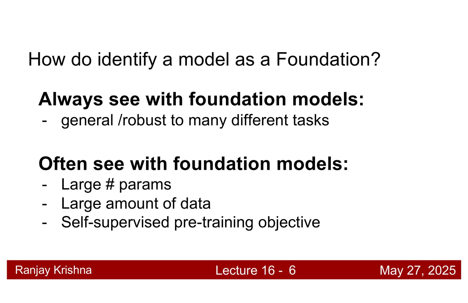 foundation model 的谱系：语言、视觉、多模态、生成和 chaining