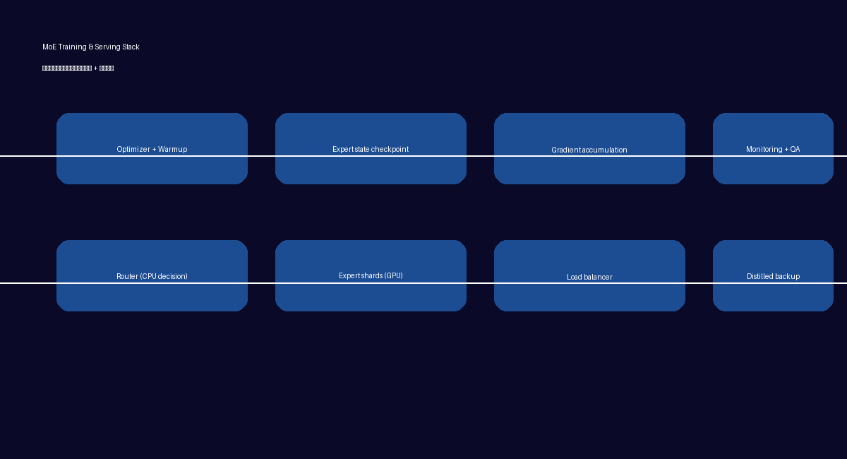 Training/Serving stack:从 optimizer 到 inference backup 的全链路