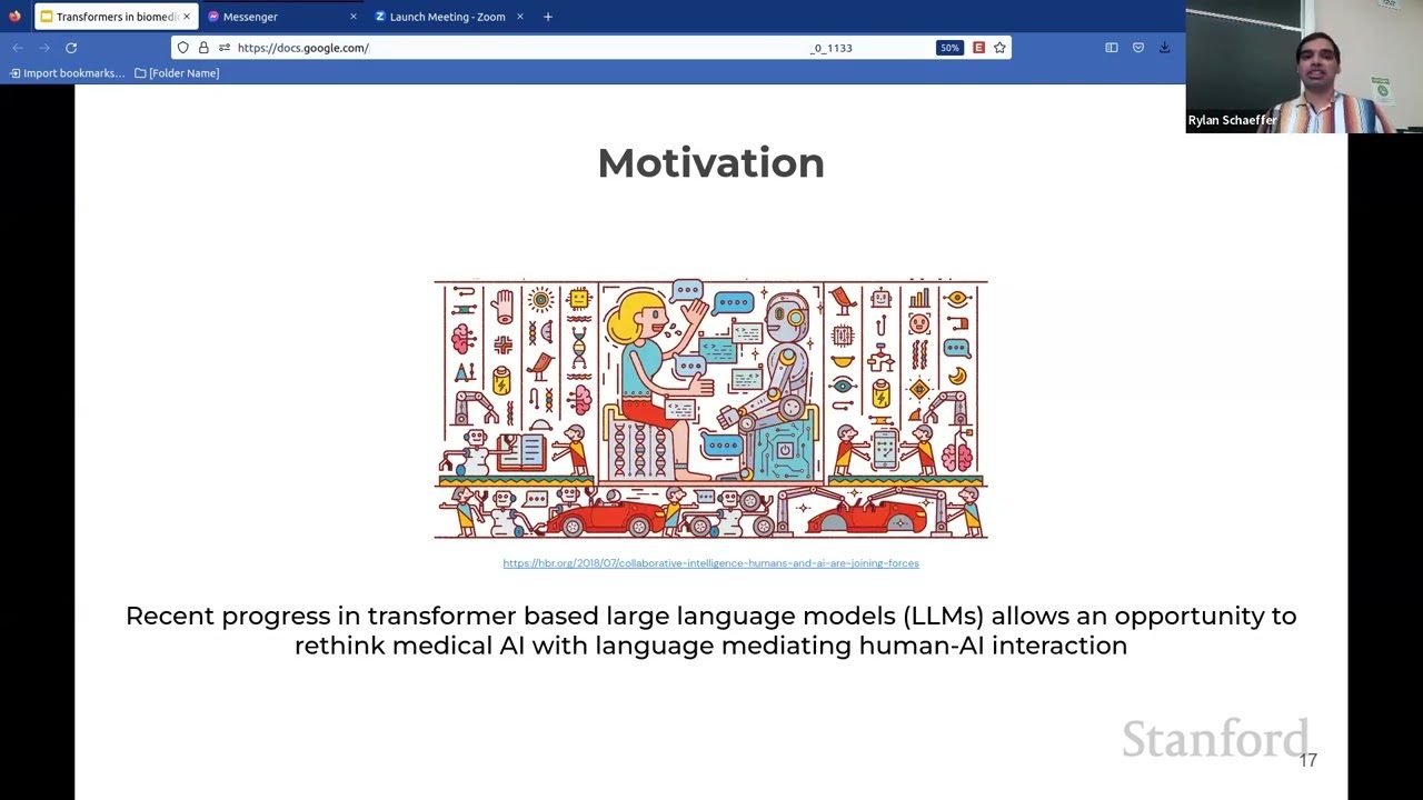 Stanford CS25 Lecture 17 标题幻灯片(来自视频开场)。