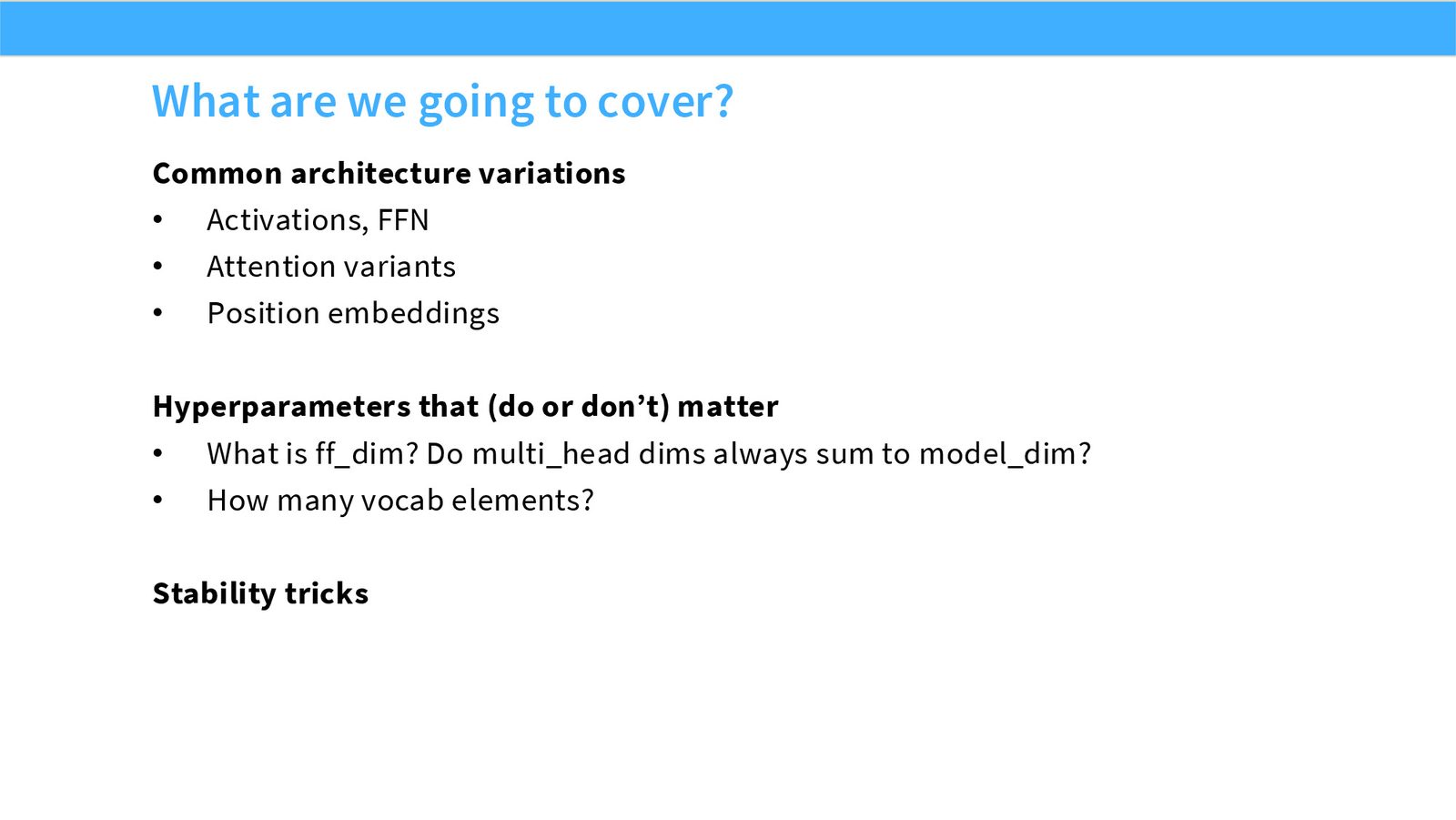 Slide 8: What we cover