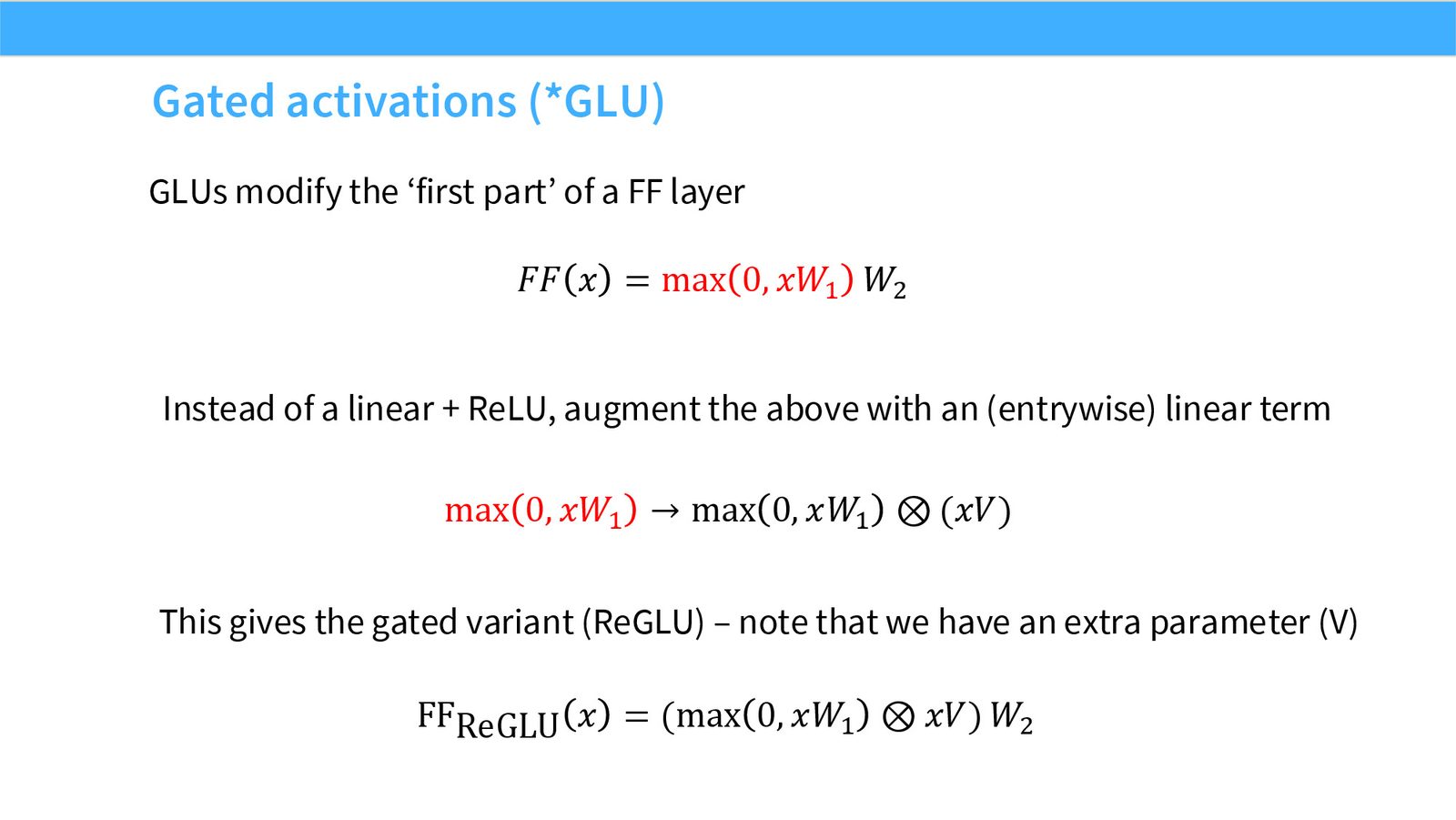 Slide 22: Gated activations