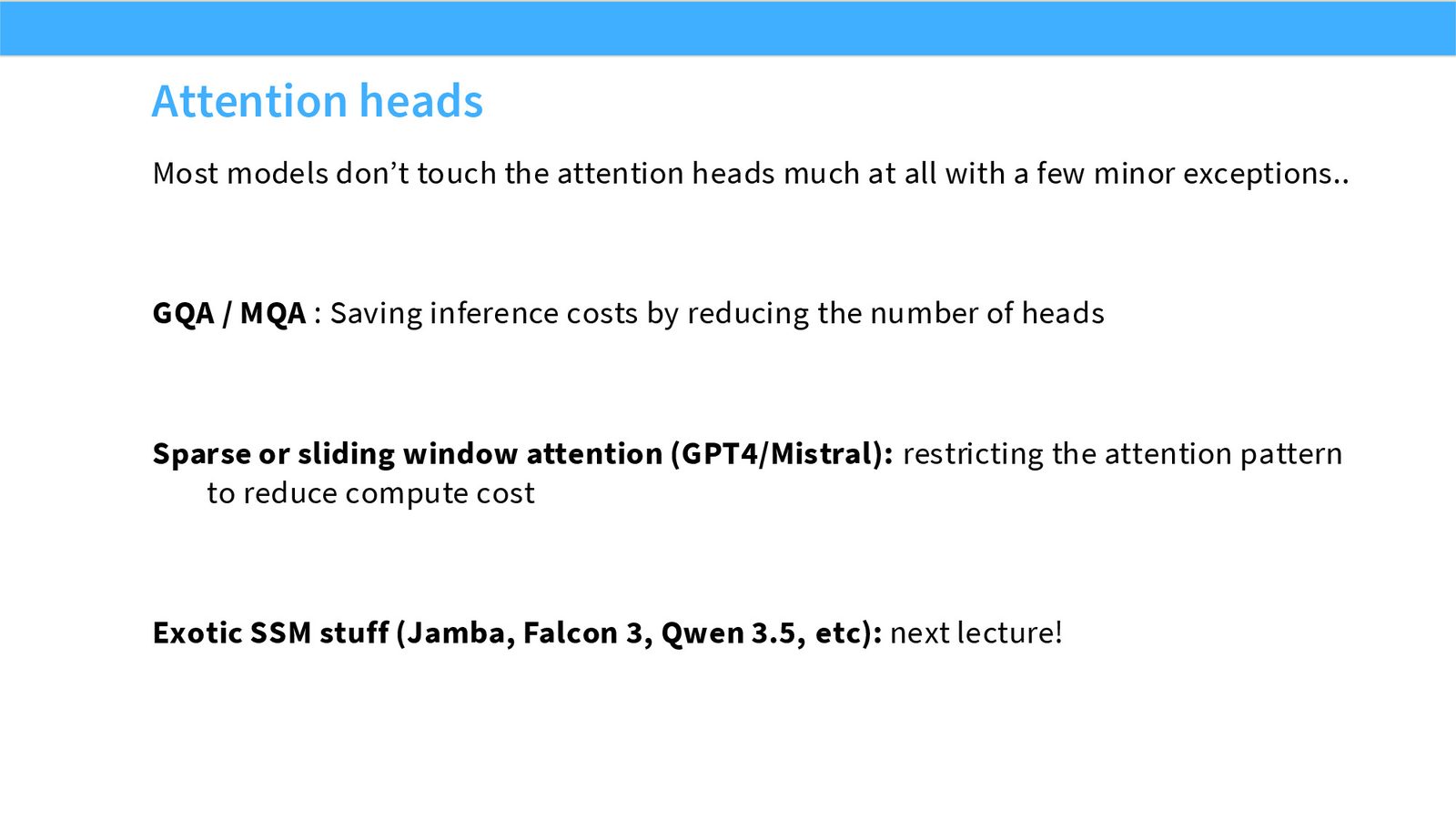 Slide 57: Attention heads