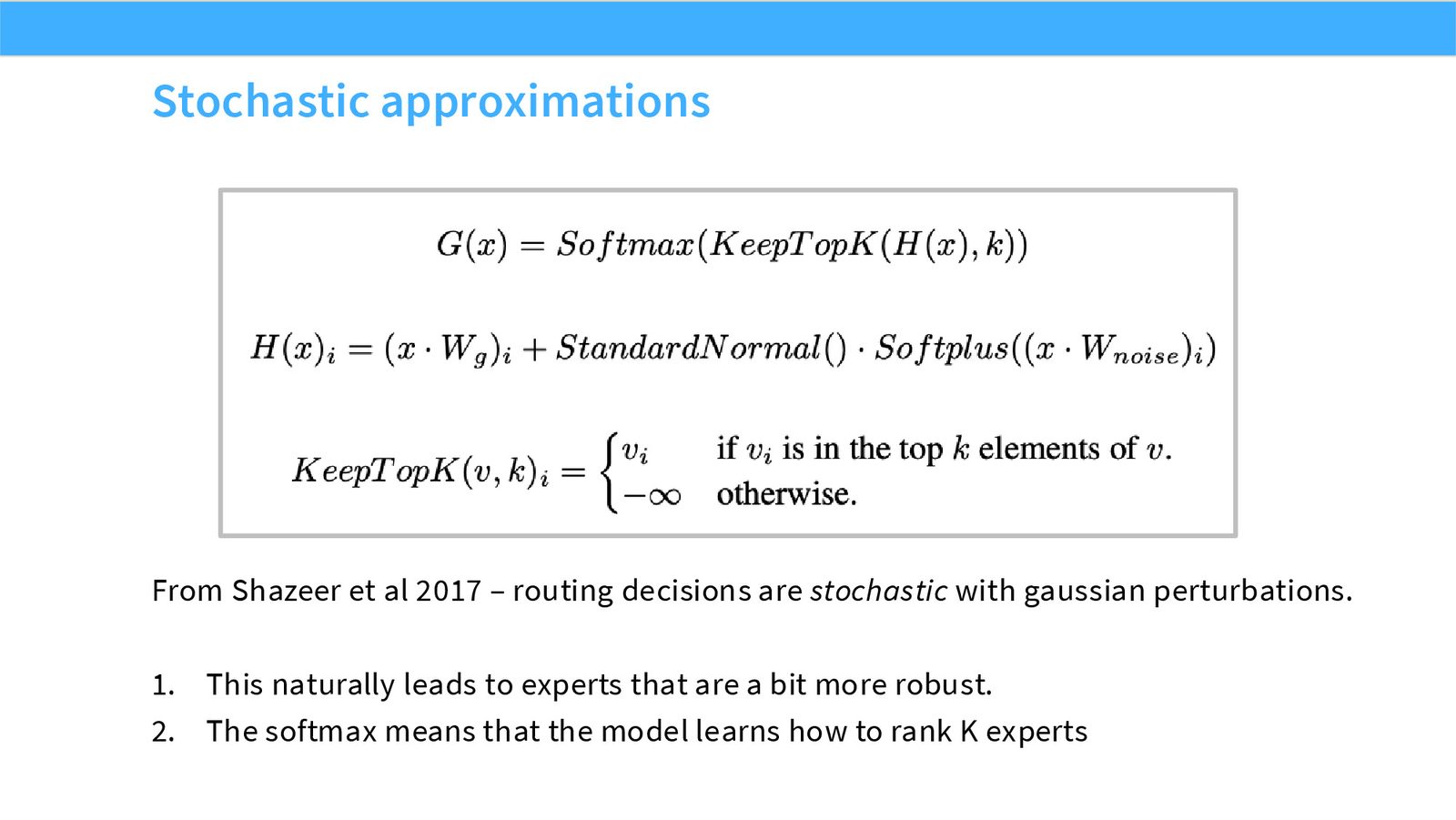 Slide 38: Stochastic approximations