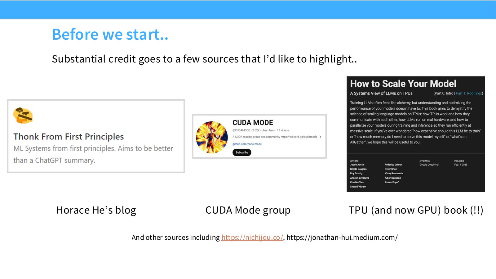 Slide 3: Before we start..