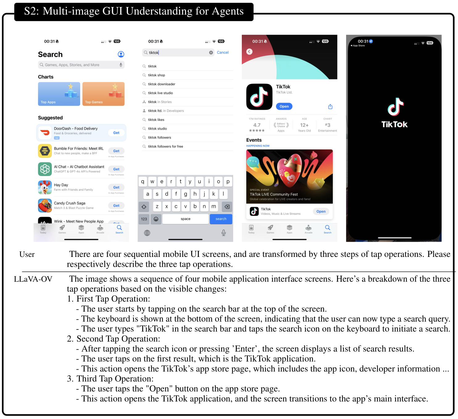 OCR 与 relational reasoning 数据向 GUI/agent tasks 迁移。