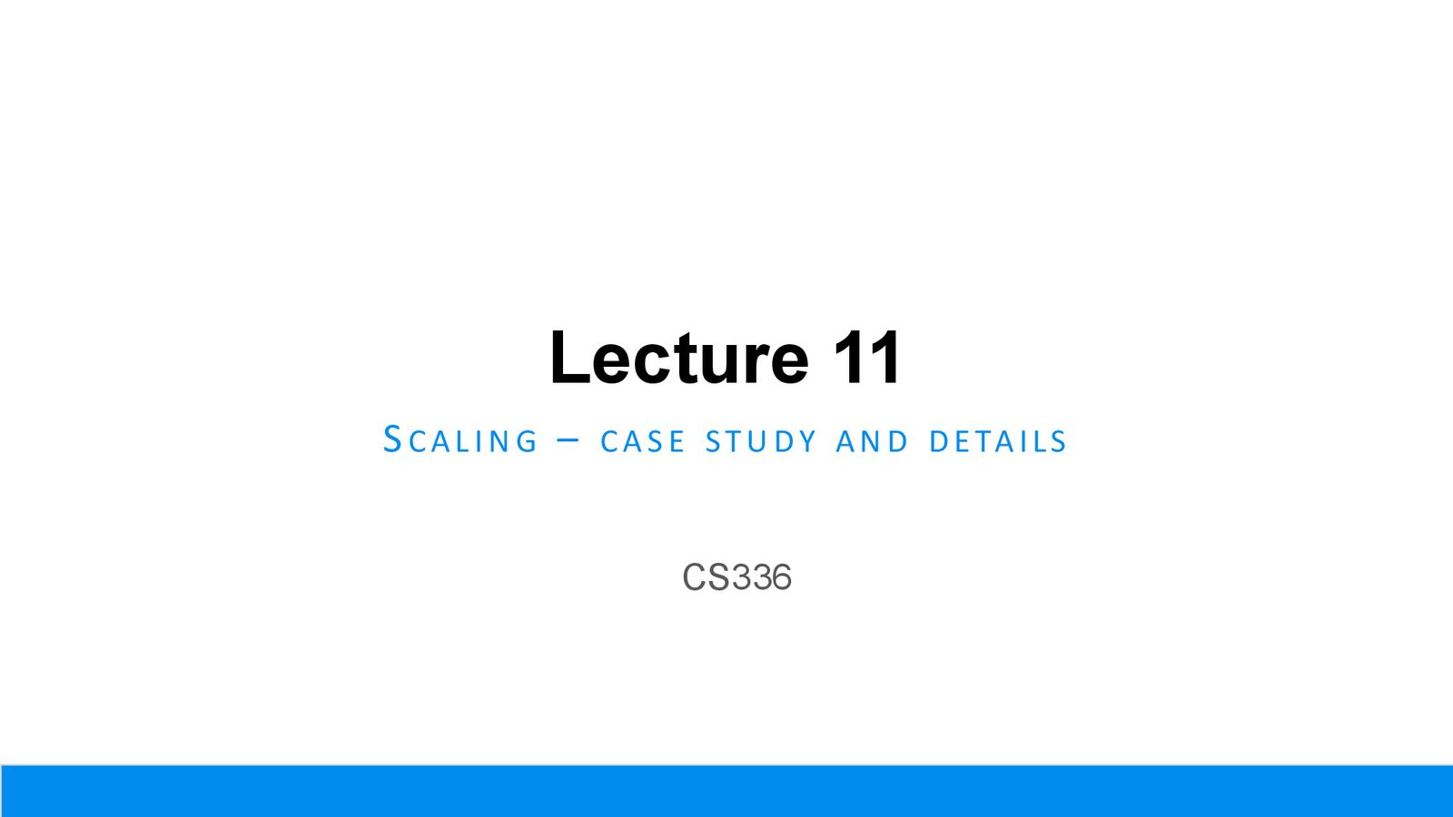 Lecture 11 封面：Scaling Laws 2