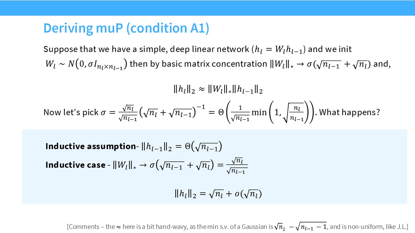 MuP 在 Attention 层的特殊处理：使用 \(1/d\) 而非标准的 \(1/√d\) 来缩放 attention score