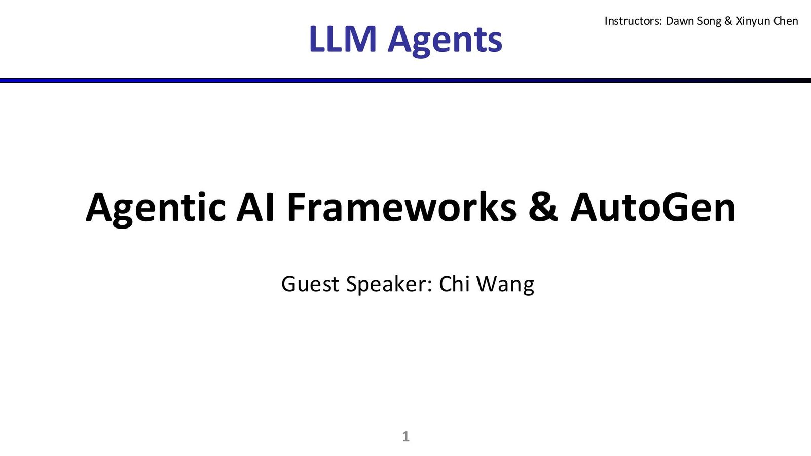 讲座开场页:从 Agent 话题引向开放科学问题