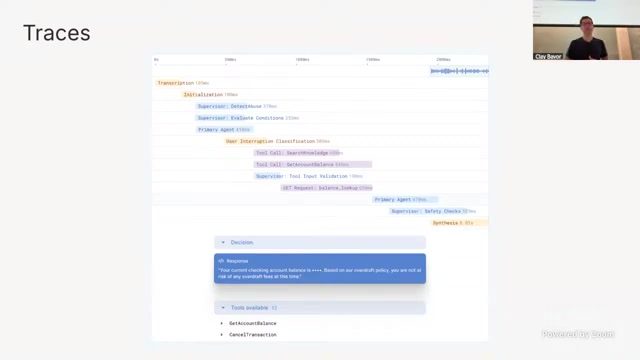 通过 trace 看到动作链路并定位延迟与错误来源